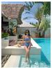 Korean Style High Waist Tummy Control Slimming Bikini for Women