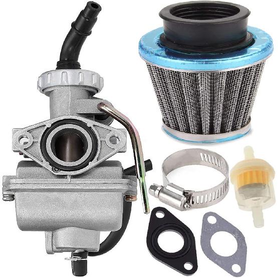 

PZ20 Carburetor for Taotao NST SunL Kazuma Baja 50cc 70cc 90cc 110cc 125cc Carburetor ATV Go karts Moped Scooter 4 Stroke Engine 4 Wheeler, 110