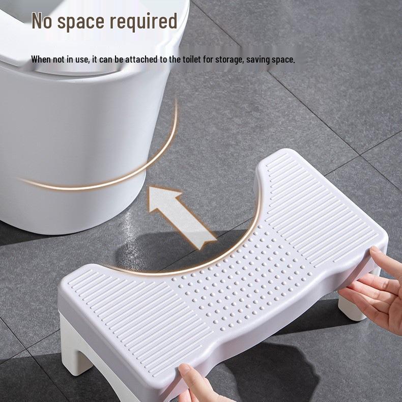 Non-Slip Bathroom Step Stool - Squatting, Heightening, and Hand Washing Aid for Children