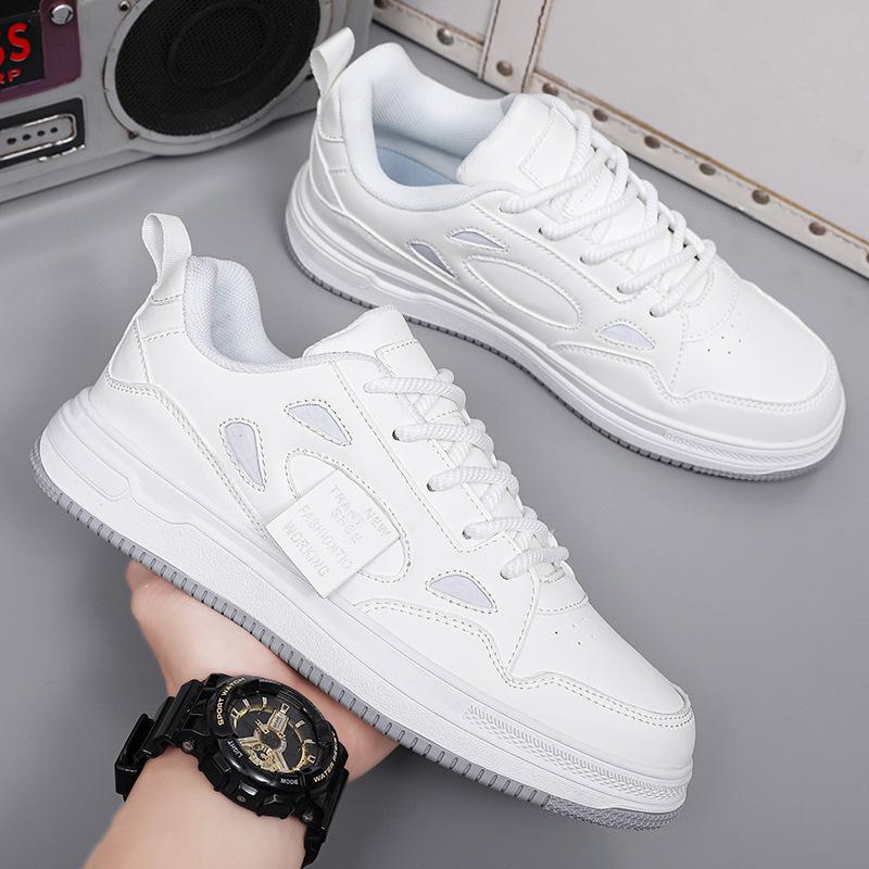 Trend 202546 Large Size Thick Student Little White Shoes Foreign Trade Casual Shoes Sole Board Sports Shoes Shoes Men's Shoes 47