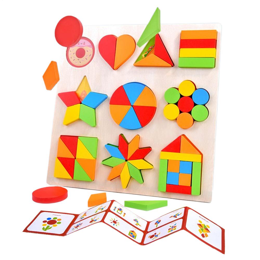 Baby Puzzle Toddler Puzzles Geometric Activities Games For Learning Development Preschool Education Kindergartens Kids Boys