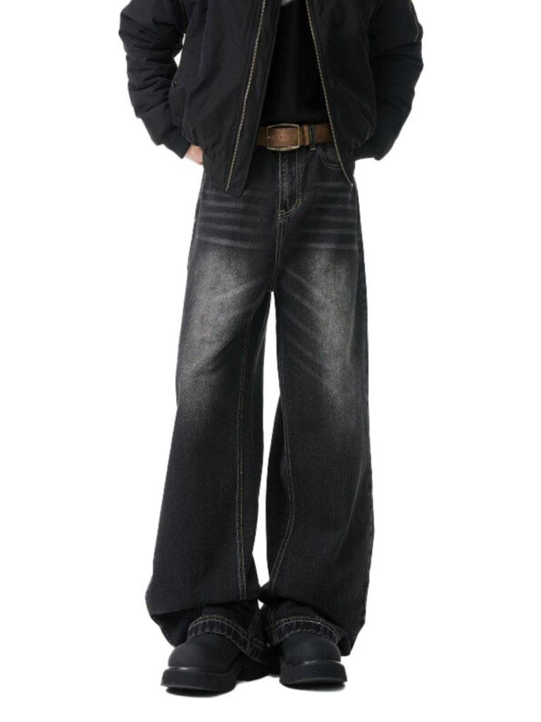 Jeans larghi CleanFit da uomo Estate 2025 - Pantaloni dritti stile American High Street