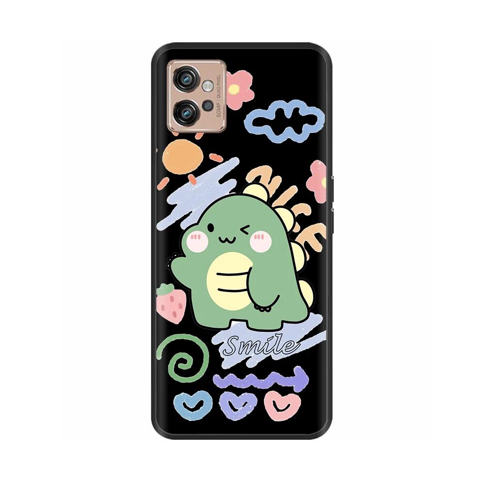 For Motorola Moto G32 Phone Case Heart-Butterfly Funda For Motorola Moto G32 MotoG32 Cover Protection Liquid Silicone Bumper