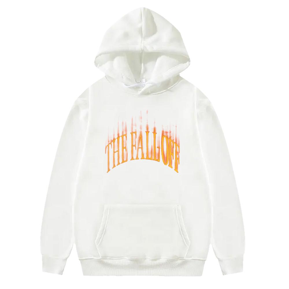 

Дж. Худі з принтом у стилі хіп-хоп Cole J.Cole THE FALL OFF Графічні Худі Вуличний Стиль Мода Чоловіки Жінки Пуловери Повсякденні XL білий