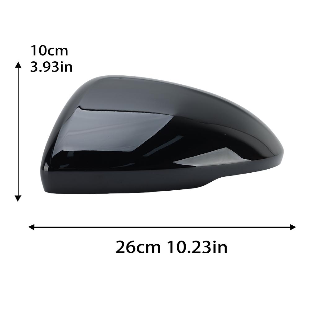 Rearview Mirror Cover Cap For Chevrolet Cruze 2017- Glossy Black With Buckle Wing Side Door Mirror Cover Cap Car Accessories