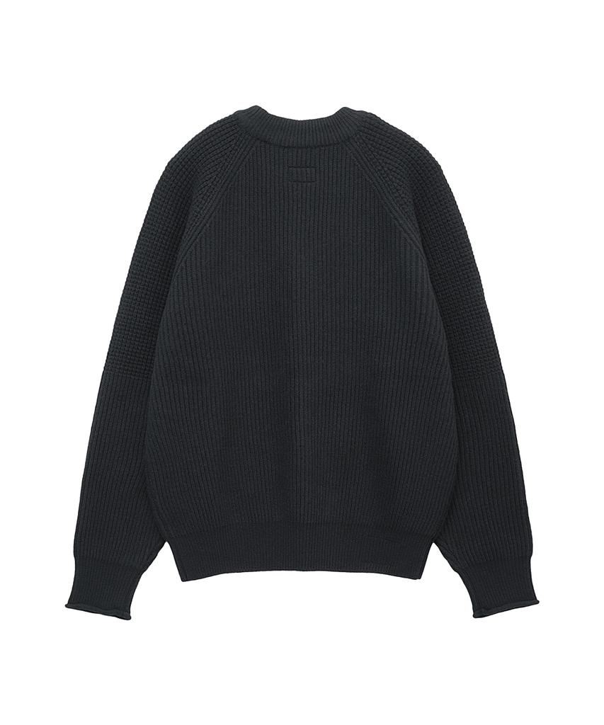 Leopeusaideu Fisherman Knit Black