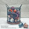 Large Capacity Coffee Capsule Holder Metal Coffee Capsule Storage Basket  Kitchen Countertop