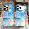 Phone Case: 2D Flat Design Suitable for iPhone 18 17 16 15 14 13 Pro Film Protective Case, Couple Style, Cloud Bear, Christmas and Halloween Holiday G