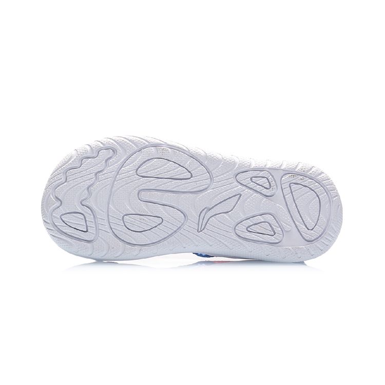 Li Ning Dětské Ležérní Pohodlné Protiskluzové Odolné Sandály Dětské Sandály Růžové Ráno YKKQ018-2