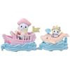 Sylvanian Families Amusement Park Vehicle Set - Boat & Dolphin - Ko-80 ST Mark Certified, Ages 3 and Up, Toy Dollhouse, Sylvanian Families, Epoch
