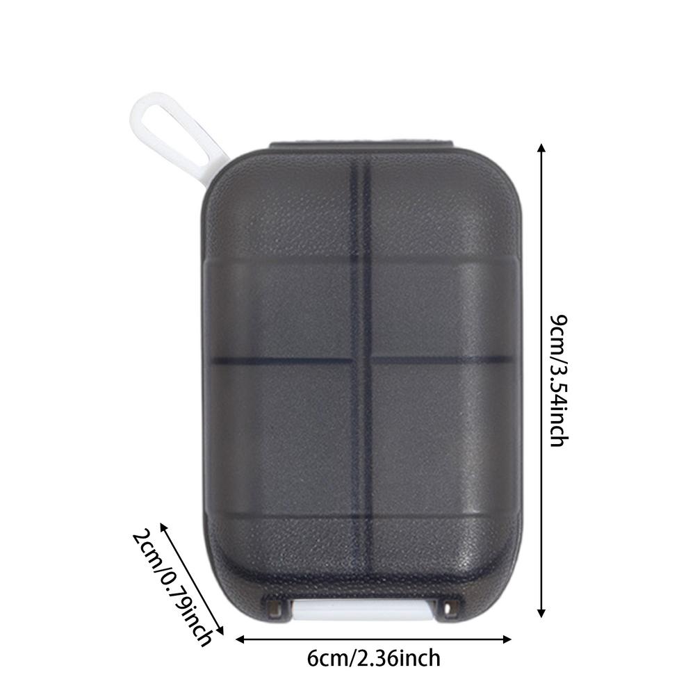 Pillendose Reise Feuchtigkeitsdicht Kleine Pillendose Tragbarer Nahrungsergänzungsmittel Tablettenbehälter Box Täglicher Medikamentenhalter für Reise