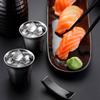 Stainless Steel Espresso Set of for Sake and Stainless Steel Cups with Storage Box Love-KANKEI Cups, 2, 150ml, Coffee, Double-Layered