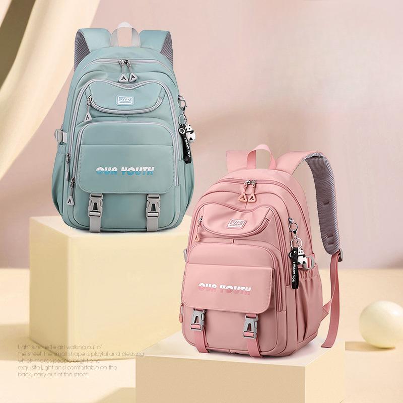 New Style Simple Backpack for Junior High School Students Lightweight Backpack for Boys