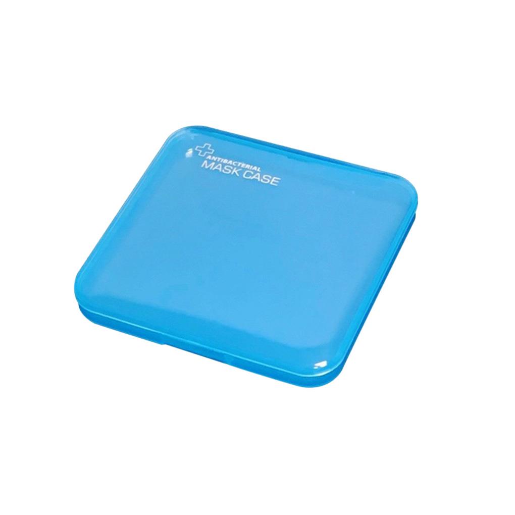 Mouth Cover Storage Single Use Mouth Cover PP Organizer Case Portable Box, Non-transparent, White