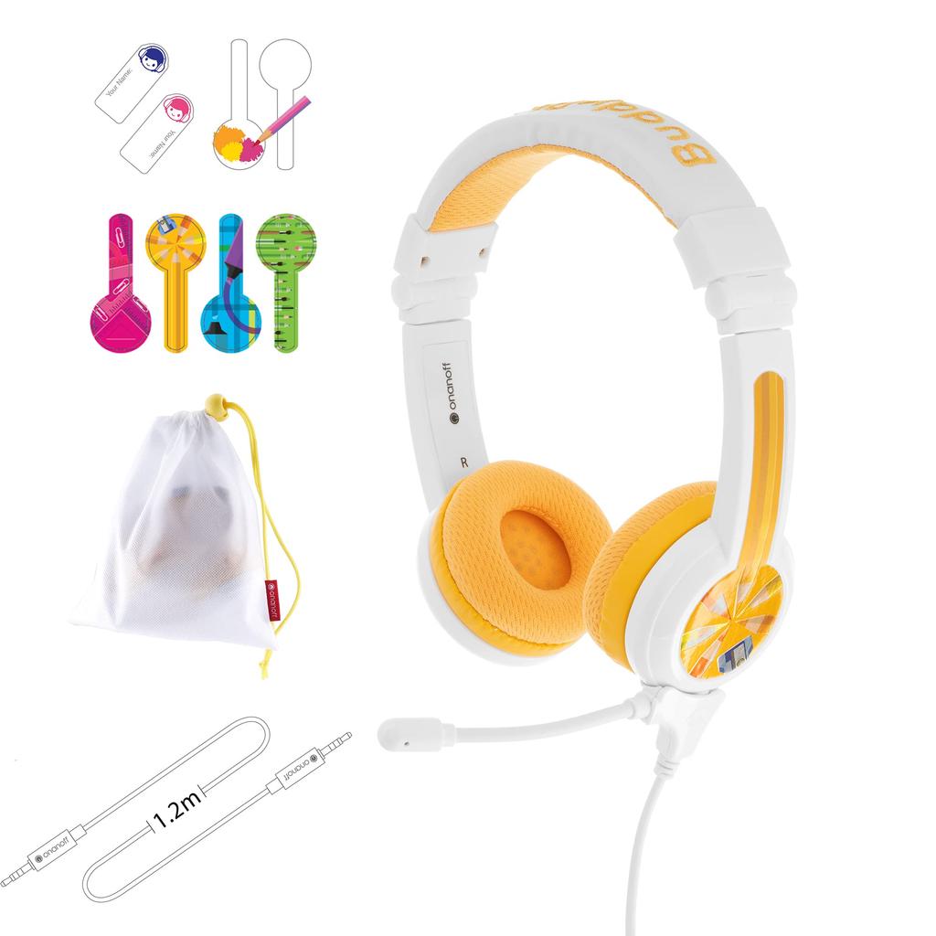 BuddyPhones School+ Yellow