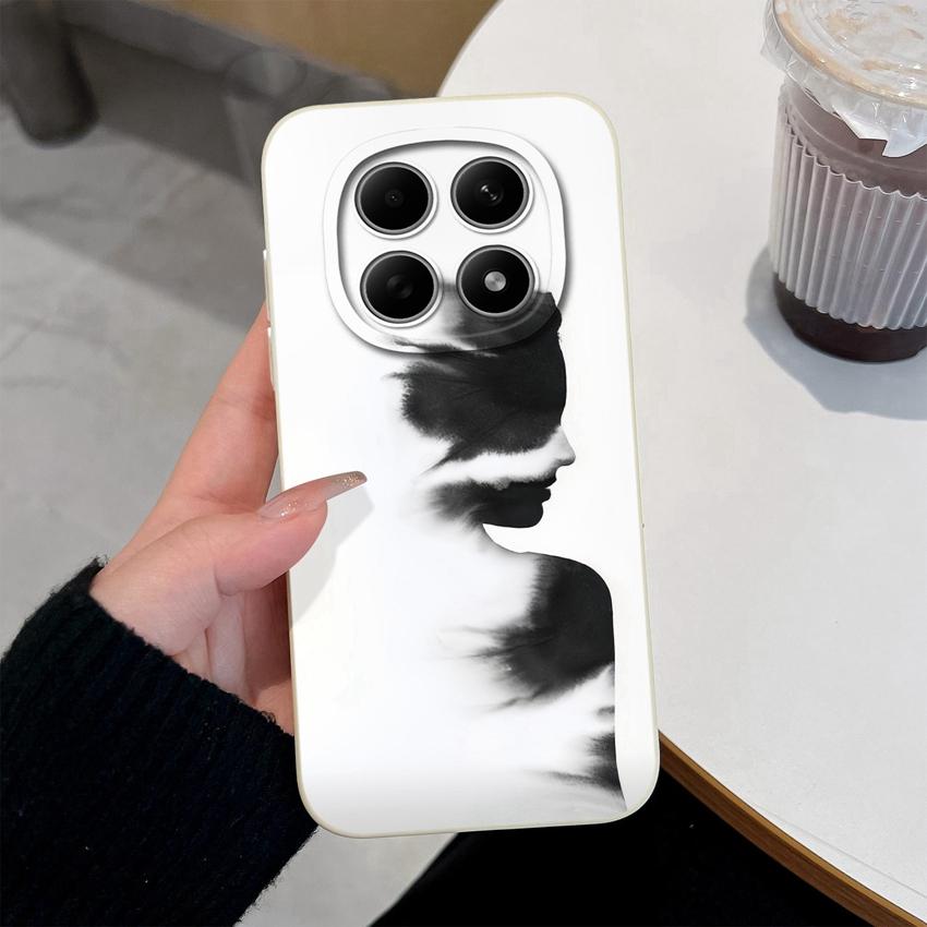 For Redmi Note 15 Pro 4G 5G 15 Pro+ 15 Pro Plus Phone Case Retro Butterfly Cover For Xiaomi Redmi Note15 Soft Smooth Liquid Silicone Lightweight Shell