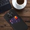 For Huawei Maimang 30 5G Case Cloth Texture PU Leather Hard PC Card Slot Phone Cover