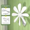 Yangzi Wall-Mounted Fan: Small Electric Fan for Home, Dorm, and Kitchen, No Drilling Required