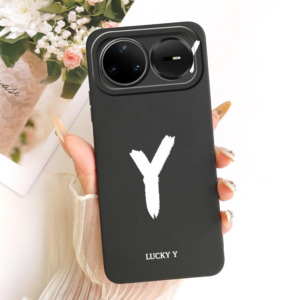 For Huawei Nova 15 Pro Case Cover Aesthetic Luxury A-Z Letters Cool Crown Silicone Phone Case For Huawei Nova 15Pro KLE-AL00U