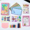Magic Rainbow Scratch Paper Art Set Multifunctional DIY Postcards Scratch Arts Fun Craft Bookmarks Paper Party Favors