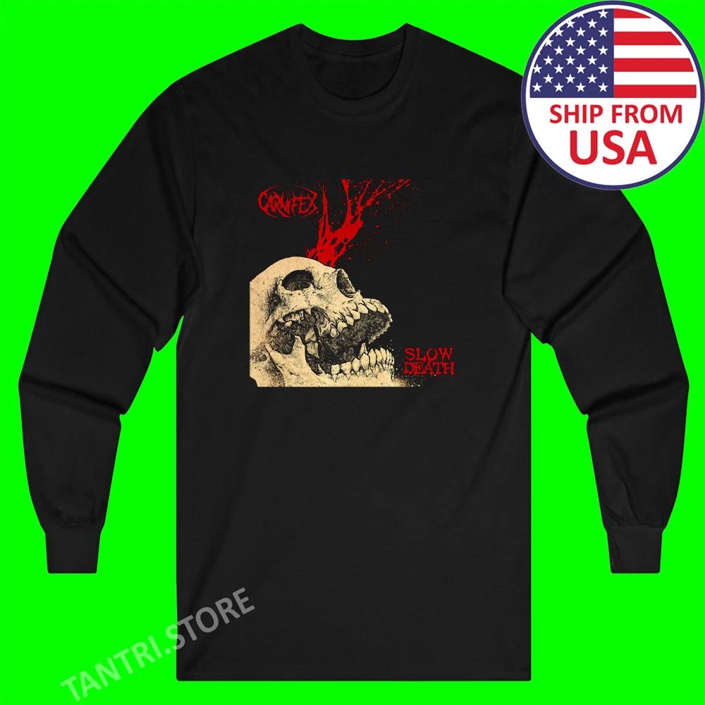Carnifex Slow Death Men s Black Size S to 2XL S