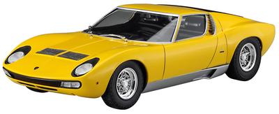 Hasegawa Lamborghini Miura P400 SV Detail Up Version Yellow Body Plastic Model 20511 1/24