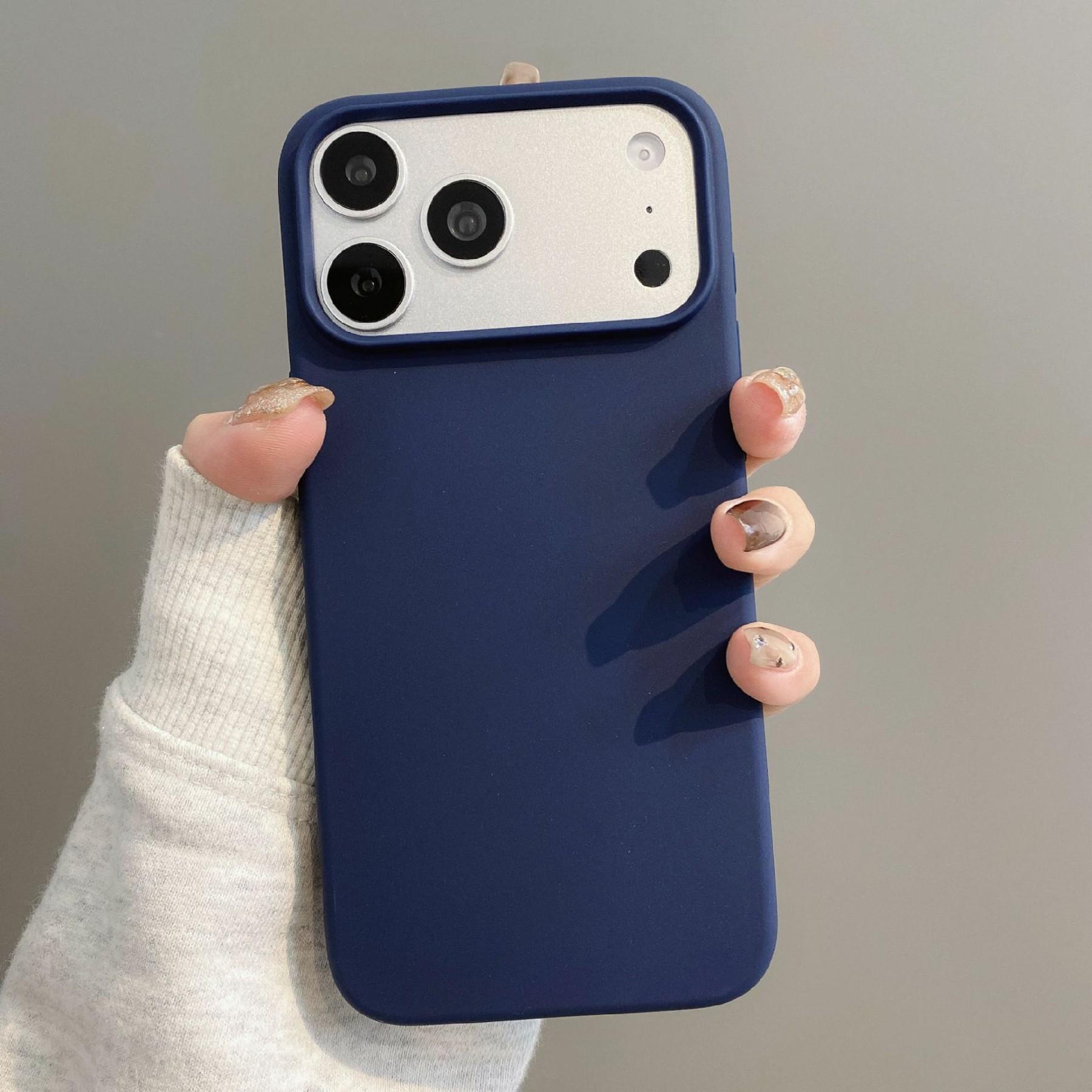 For iPhone 17 Pro TPU Phone Case Matte Anti-Fingerprint Protective Cover