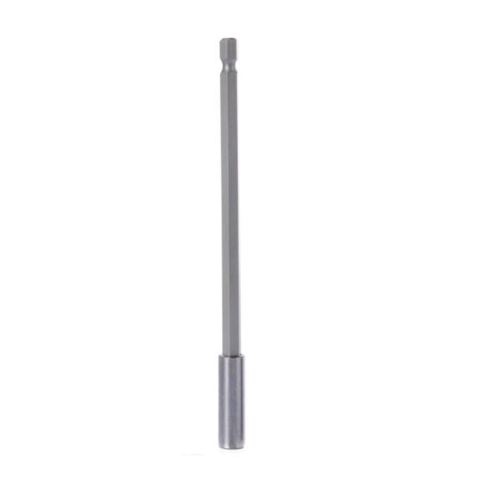 Silver-Extension Connecting Rod Drill Driver Extension Length 150mm Holder Hex Extension Long Screwdriver Magnetic Bit Tools
