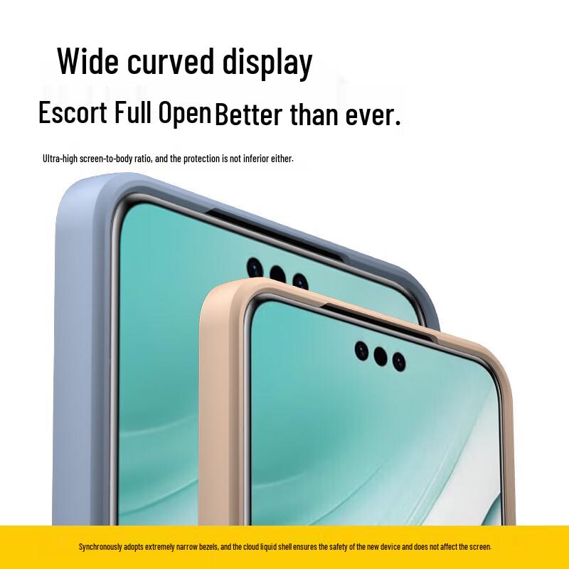 KEKLLE Skin-Friendly Liquid Silicone Magnetic Phone Case for Huawei Mate Series