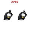 1/2/3PCS Waterproof DC 130db Motorcycle Snail Air Horn Siren Super Loud For Car Truck Motorbike Universal