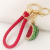 Creative Bling Rhinestone Watermelon Fine Workmanship Portable Bag Pendant Fashion Jewelry Decor Gift For Friends Bag Charm