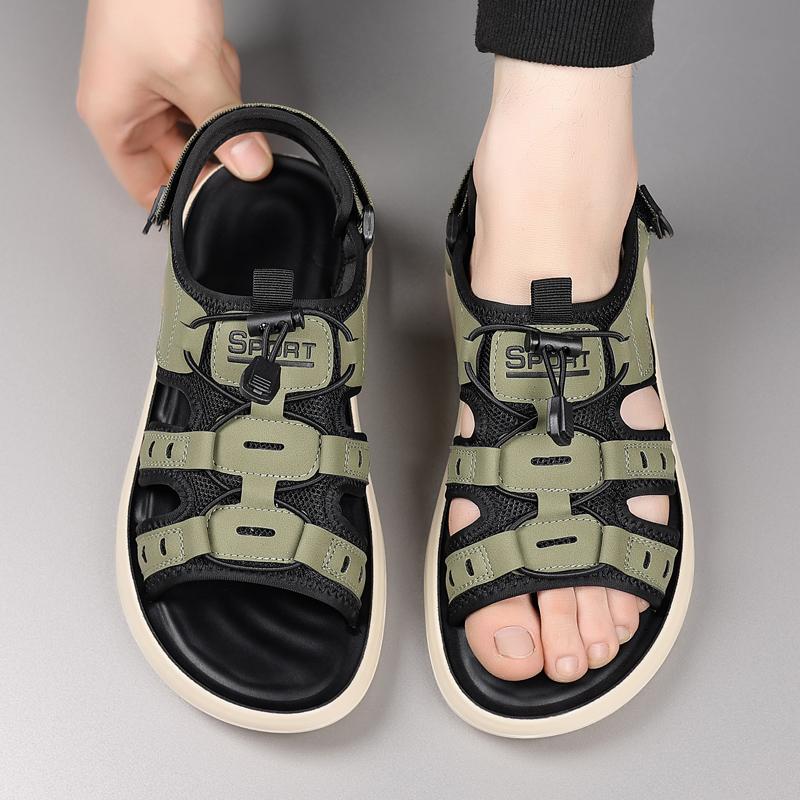 Fashion All-match Male Flats Hot Sale Summer Male Sandals 2025 New Men's Shoes Fashion Men Sneakers Outdoor Non-slip Men's Beach Sandals