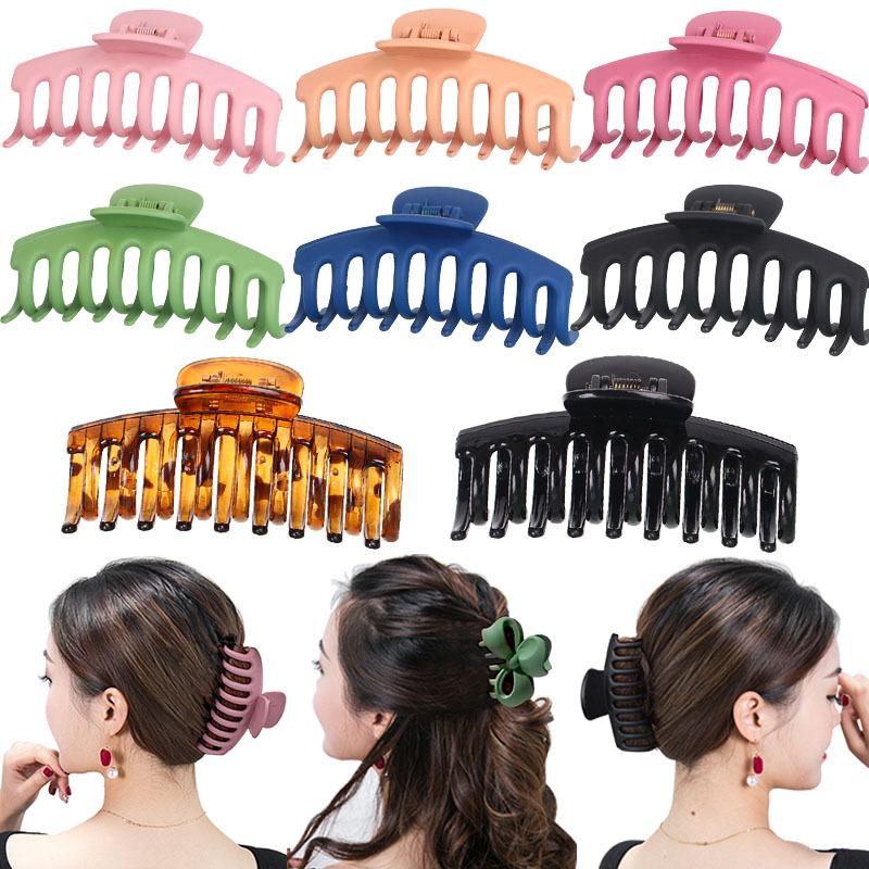

Large Lady s Plastic Hair Gripper Rubber Paint Bath Gripper Versatile Anti-slip Claw Gripper