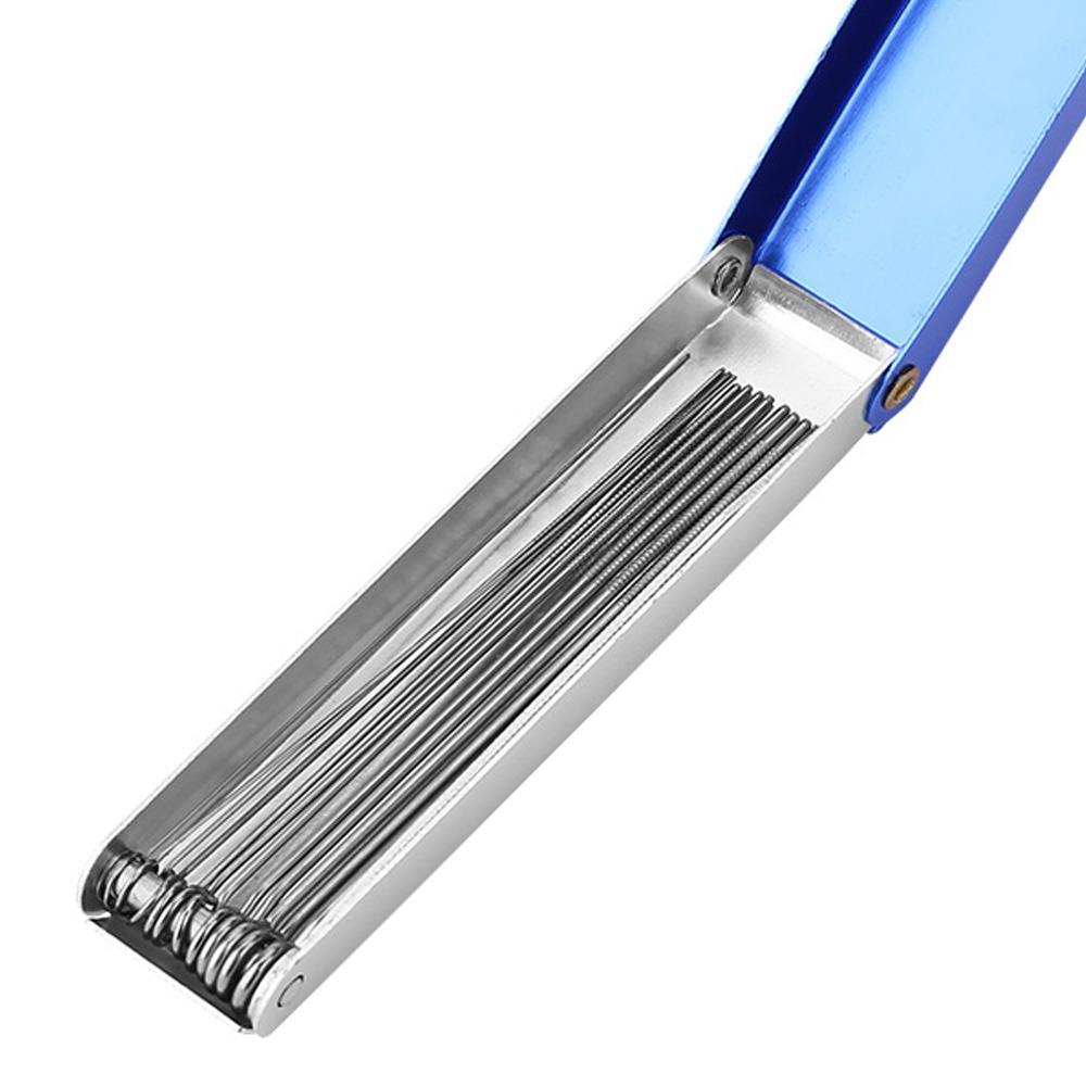 Compact Gas Welding Nozzle Cleaner Portable Guitar Saddle Slotting Files Nozzle Cleaning Needle