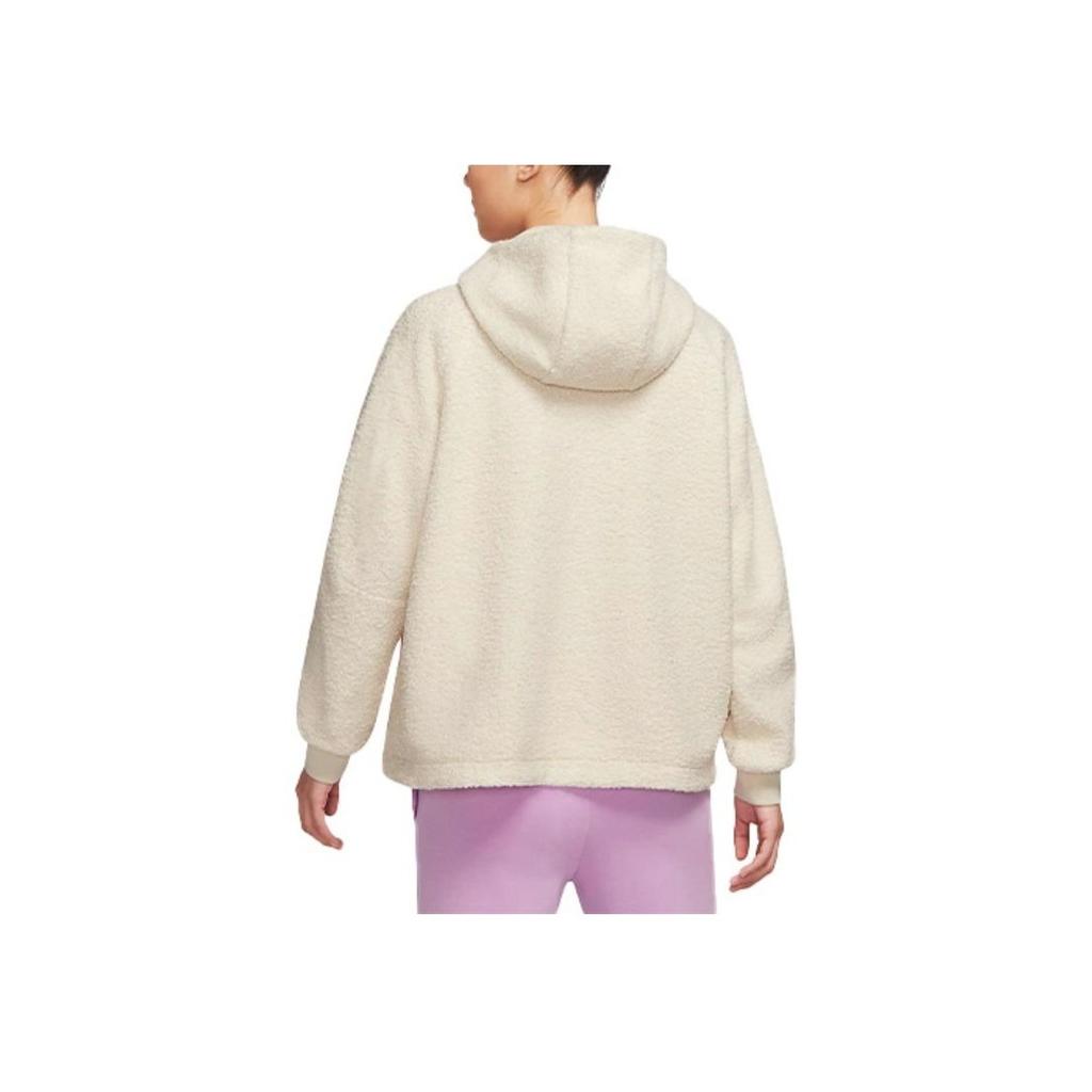 Nike Sportswear Fleece Pullover Hoodie Women Tops Fossil DC5140-206