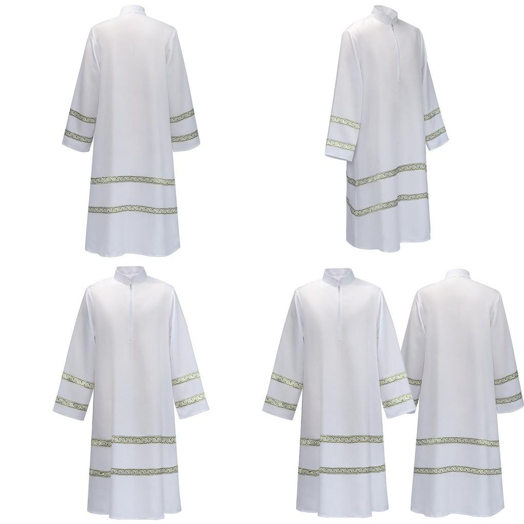 Halloweenmiddle Eastern Male Costume Long Sleeve Jumpsuit Polyester Fabric For Stage Performance