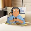 Anime BBobs BBurgers Printed Pillow Cover Cushion Case Simple Sofa Pillow Case No Pillow Core