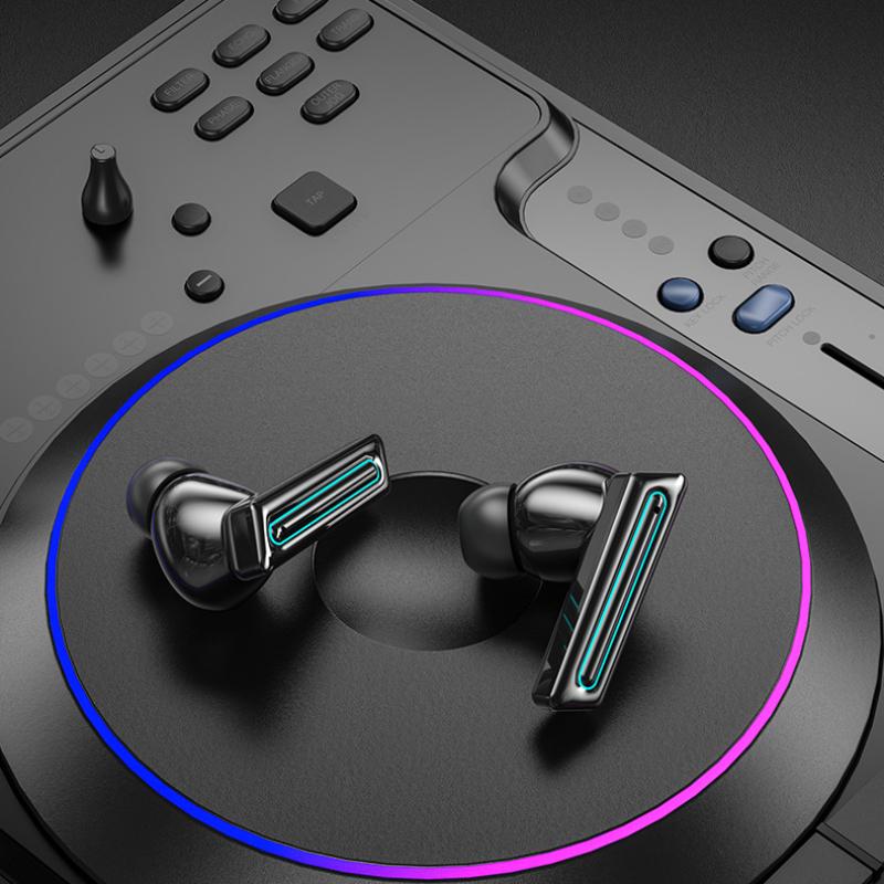 Nový produkt Bezdrátová Bluetooth sluchátka s uhlíkovými vlákny mají nízkou hlučnost Tws do ucha