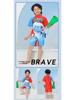 Children's Cartoon One-Piece Swimsuit - Quick-Dry, Sun Protection for Boys