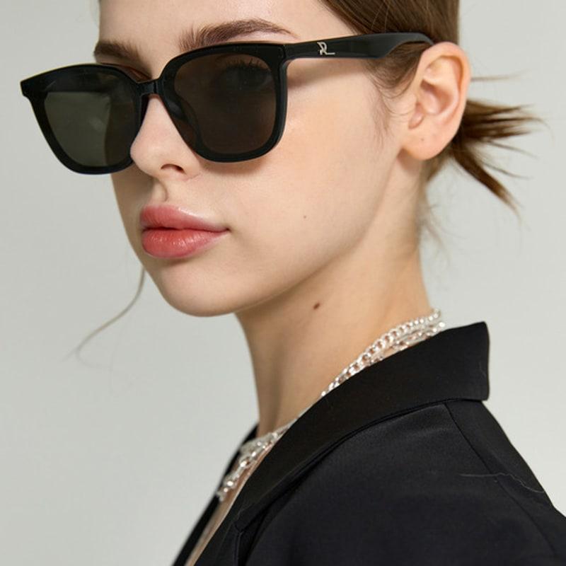 RECLOW RECLOW LAND Acetate RLOGO Sunglasses BLACK