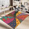 1PC Pattern Shapes Extra Large Non Slip Floor Carpet, Office, Family, Bedroom Large Area Rug Indoor Rugs, Vibrant Colors