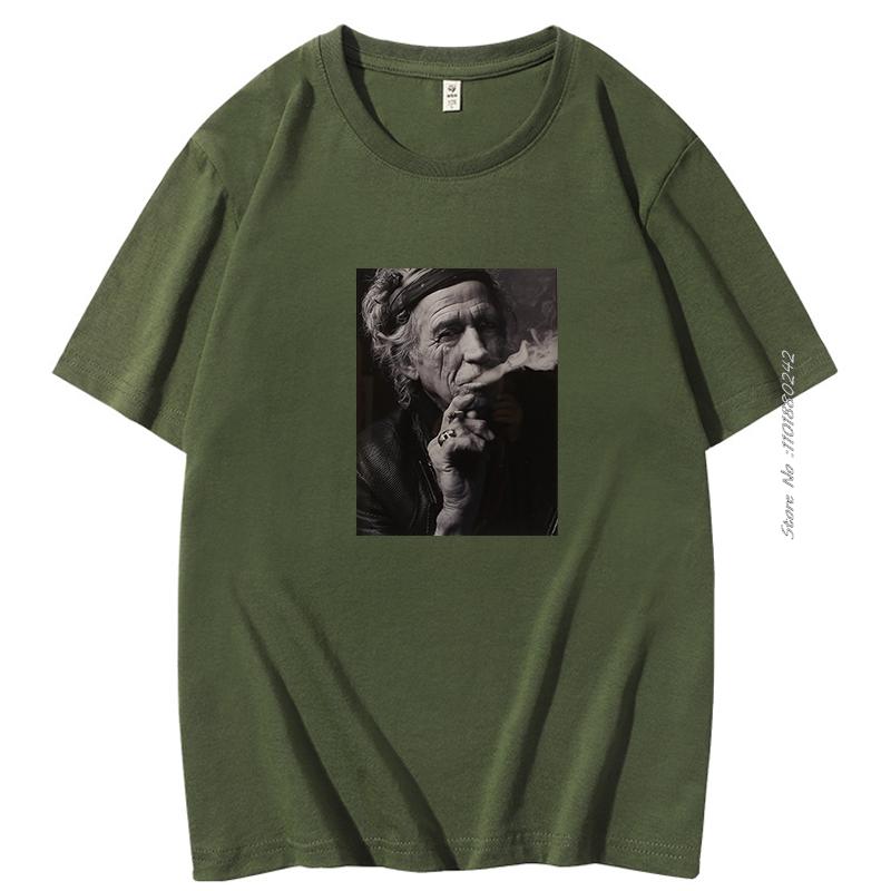 Keith Richards That Right It And Im Still Here Tshirt Men Fashion Trend Short Sleeve Tshirts Harajuku Retro Cotton Tshirt