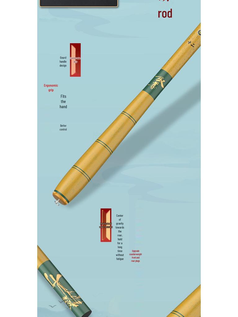 Ultra-Light Ultra-Hard Portable Mini Fishing Rod for Stream, Micro-Lure & Shrimp, Suitable for Children