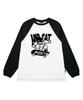 ESCAPEFROM Hip Cat Skateboard Print Long Sleeve Black