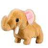 Kids Electric Plush Animal Toy Walking Tail Wagging Interactive Elephant Sheep Cow Panda Plushie Toy Toddlers Educational Simulation Animal Toy