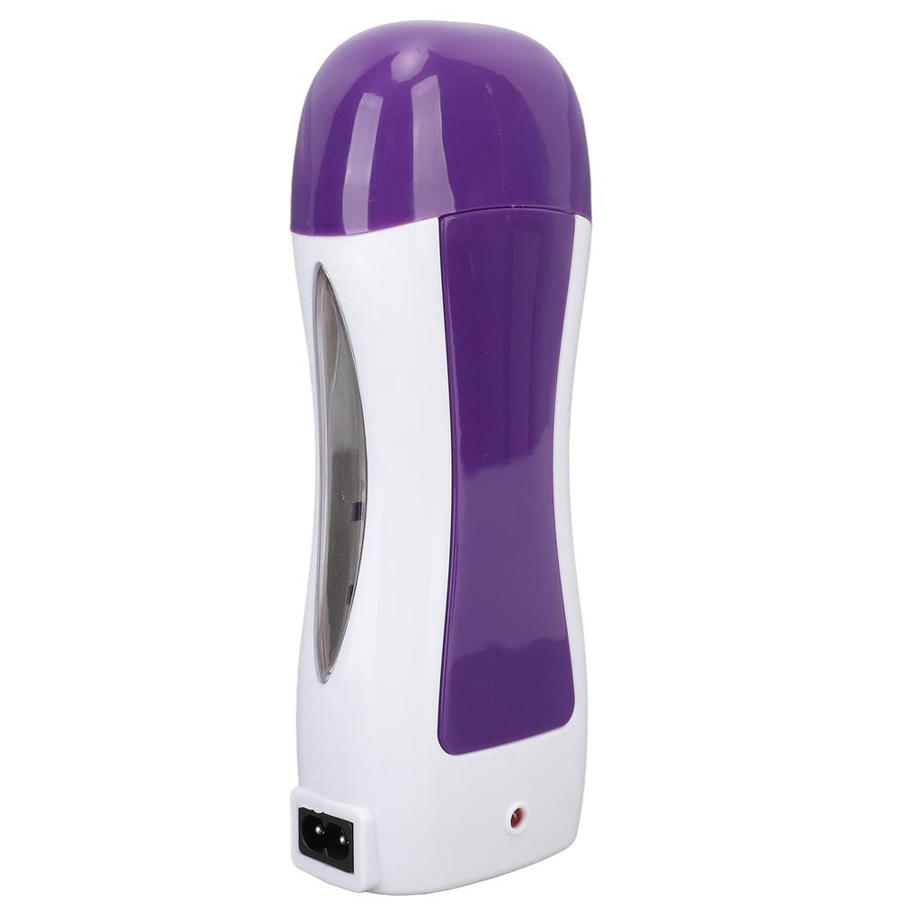 40W 100ML Roll On Wax Heater Single Cartridge Hair Removal Wax Heater Machine Purple US Plug 110V