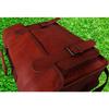 Borsa a tracolla da ufficio da viaggio in pelle fatta a mano vintage da 18 pollici Borsa a tracolla per computer portatile Borsa a tracolla per computer per uomo e donna