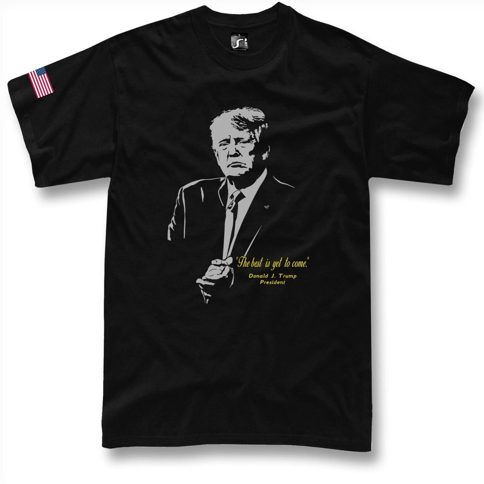 Donald Trump T-Shirt, President Trump America Gift, USA Patriotic Tee Top S