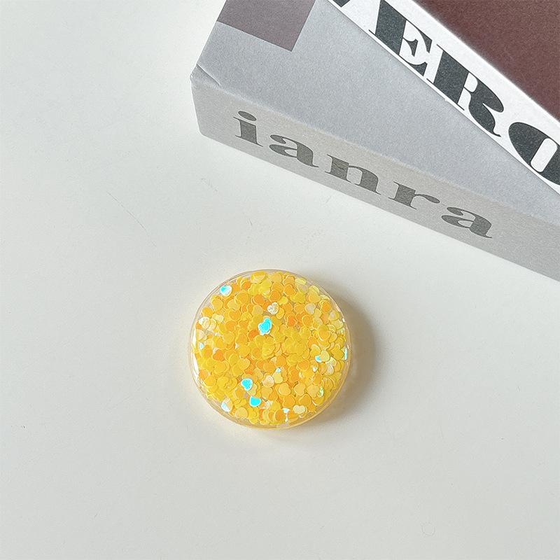 Color Sequined Mobile Phone Airbag Bracket Paste Type Small Fresh Women'S Ring Gift Party Company Logo Printing