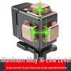 12-Line High-Precision Laser Level with Infrared for Indoor/Outdoor Use